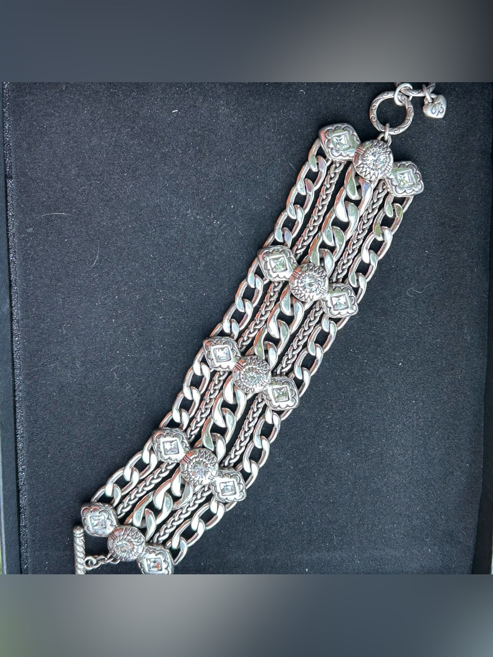 Brighton Fortino Chunky Triple Link Bracelet